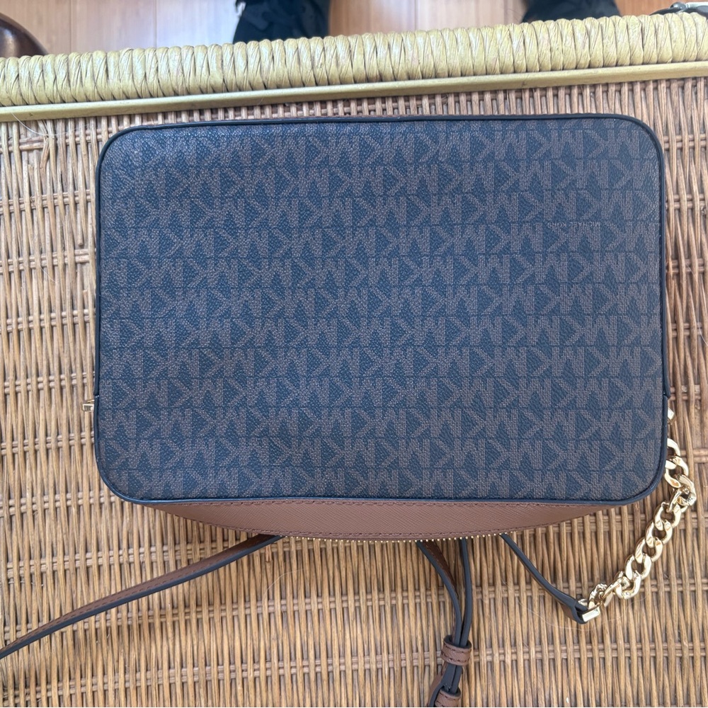 Michael Kors Brown Logo Crossbody Bag - Picture 2 of 3
